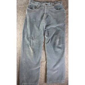 Vintage Arizona Jean Company Corduroy Pants Mens 34x30 Loose Fit Distressed USA